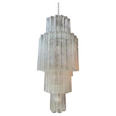 1960/1970s Vintage Italian Murano Glass Tronchi Chandelier