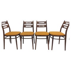 1960 4 Pieces of Ton Chairs, Czechoslovakia