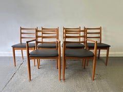 1960/70s Mid-Century set of 6 dining chairs by Schreiber Furniture