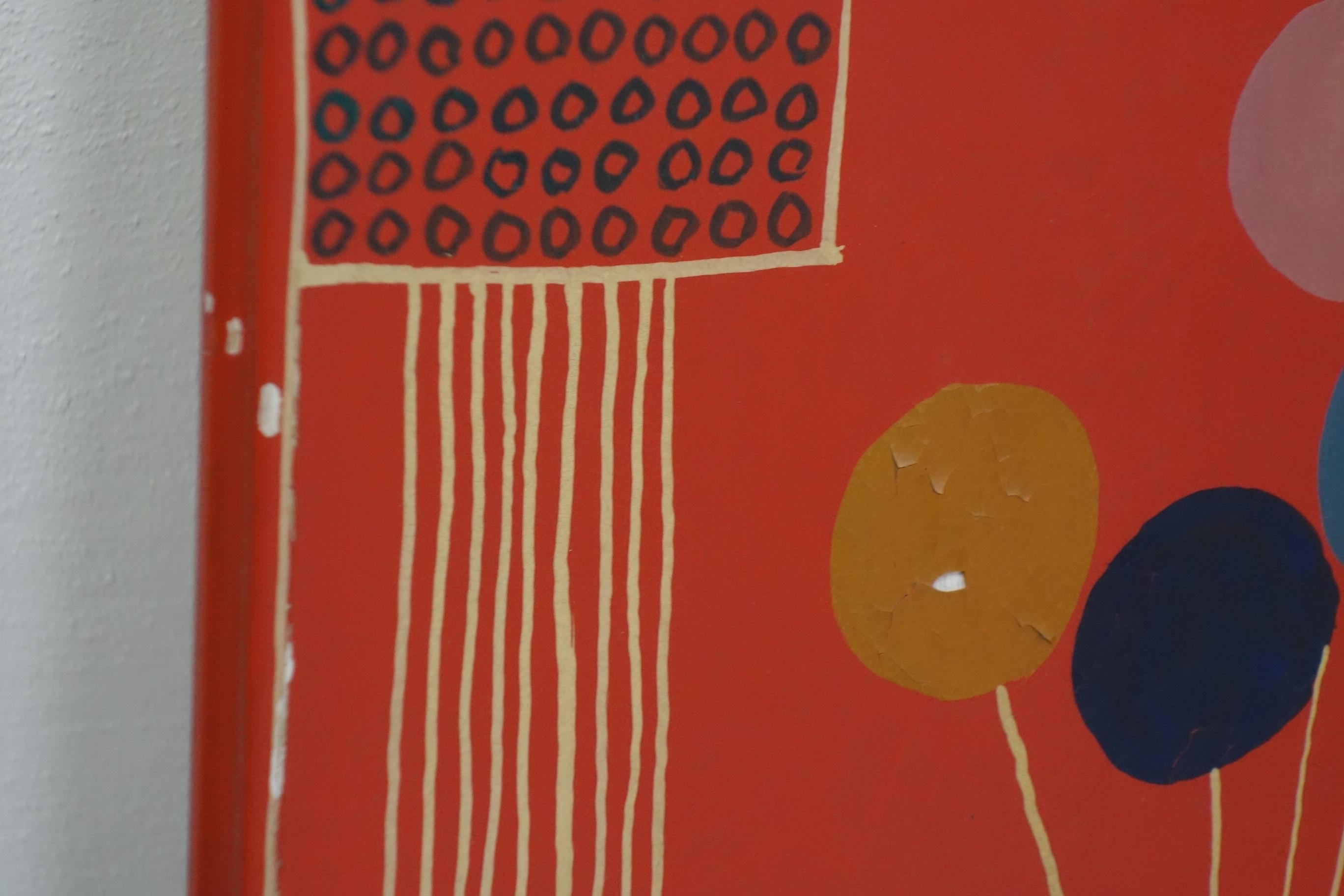 1960 Agostino Piazza Tino da Noale Italienische Kunst Naif Big Paint Wood im Angebot 7