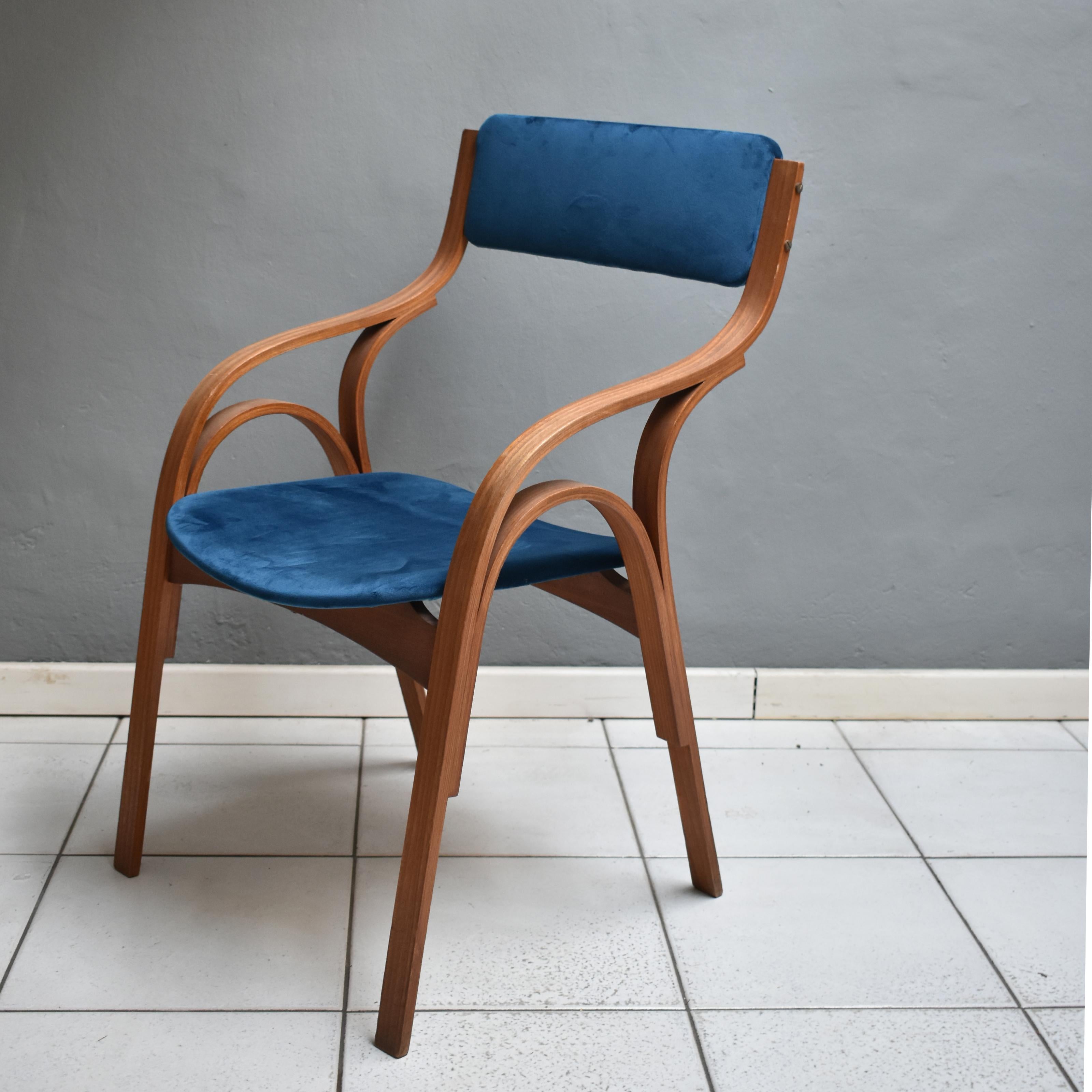 Sessel entworfen von Giotto Stoppino Lodovico Meneghetti Vittorio Gregotti, 1960 im Angebot 3
