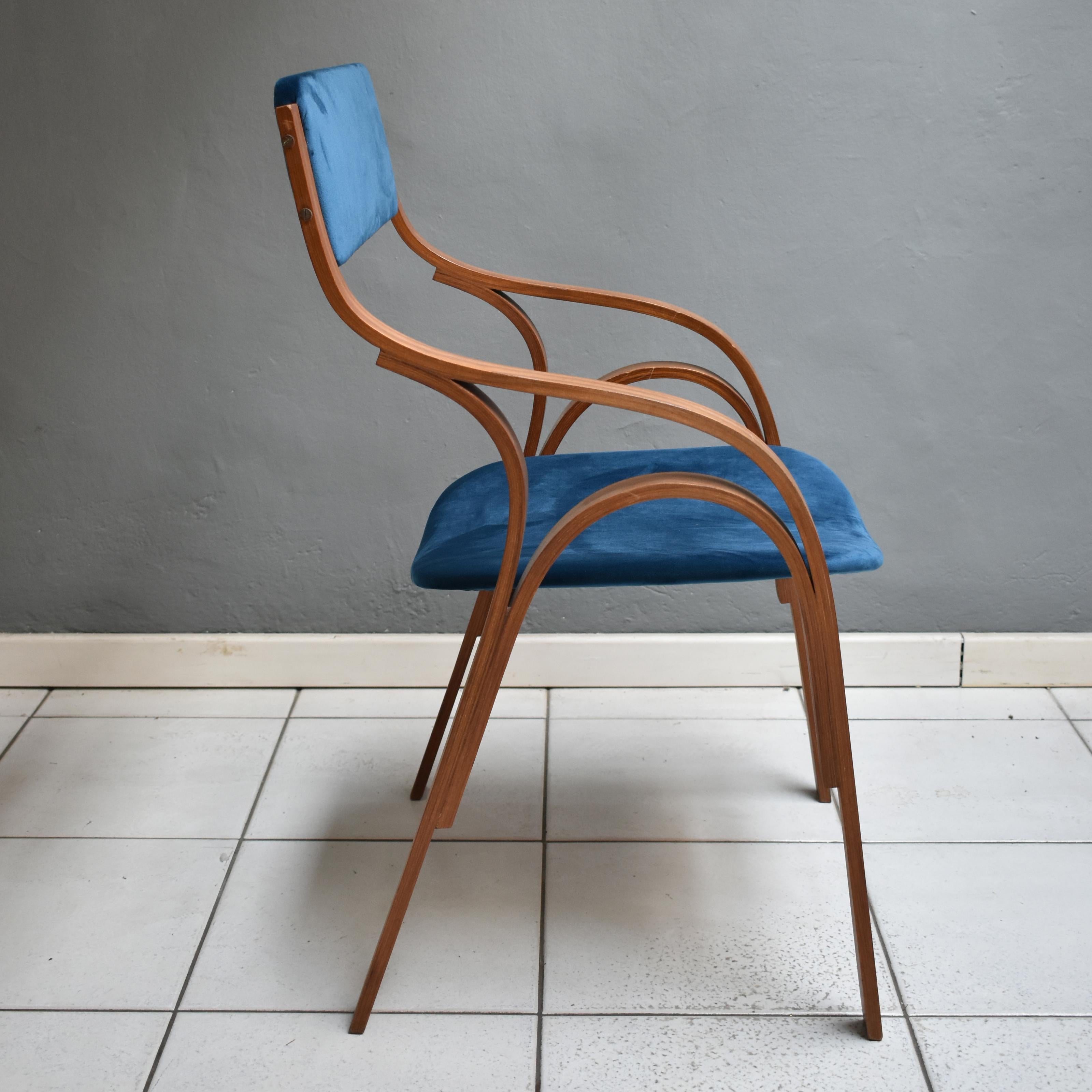 Conception de fauteuil par Giotto Stoppino Lodovico Meneghetti Vittorio Gregotti, 1960 Bon état - En vente à Milan, IT