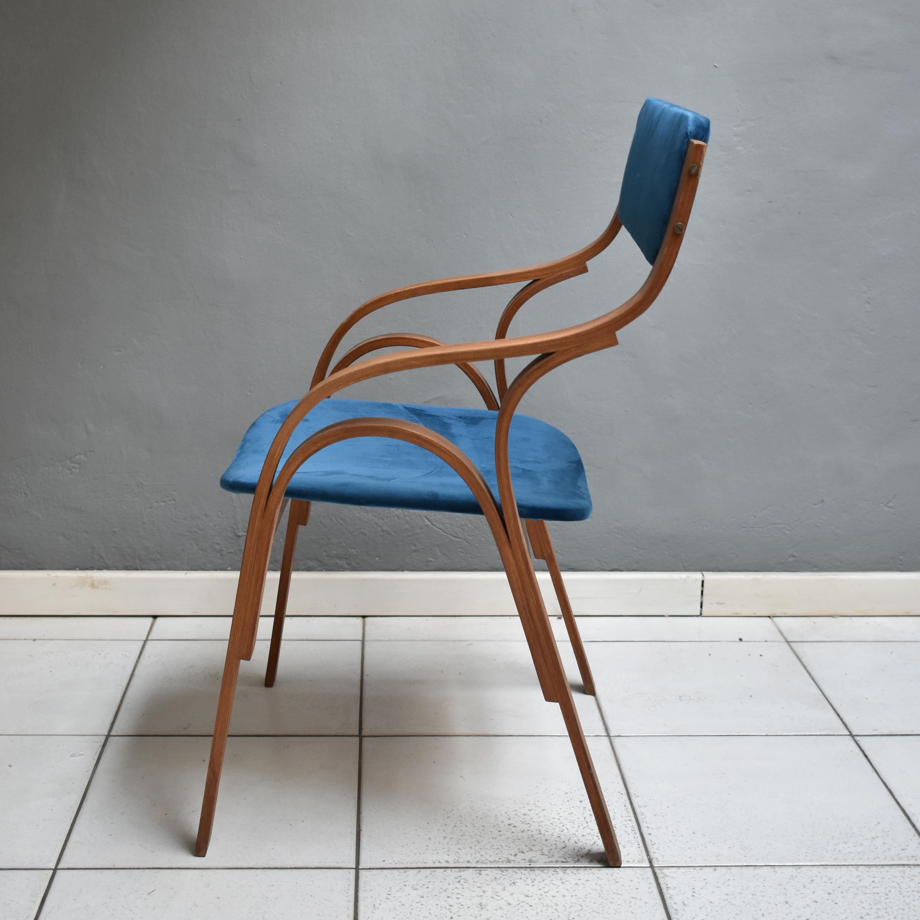Sessel entworfen von Giotto Stoppino Lodovico Meneghetti Vittorio Gregotti, 1960 im Angebot 2