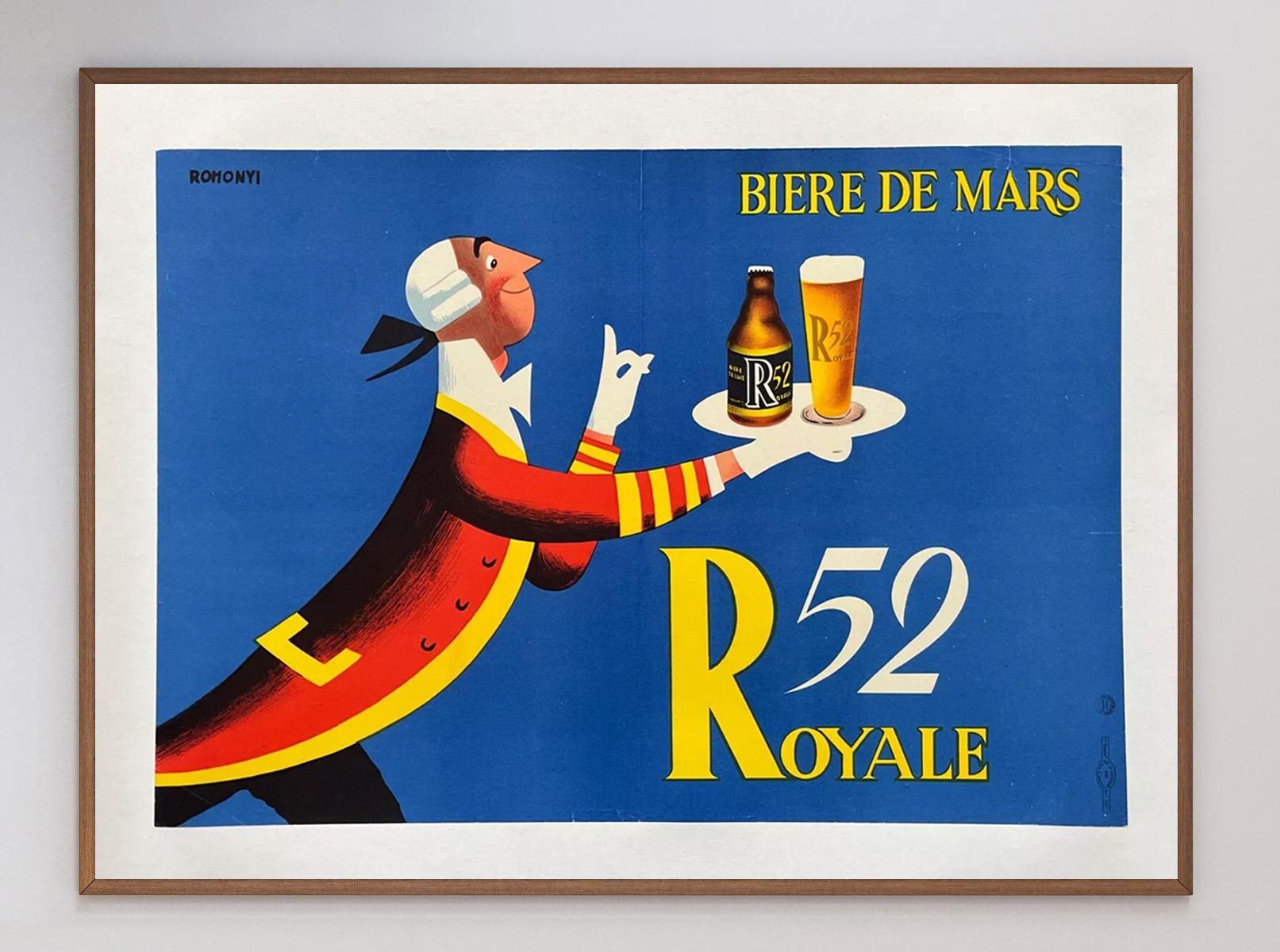 Esta hermosa maravilla de mediados de siglo se creó en 1960 para Biere De Mars R52 Royale 