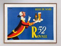 1960 Beer of Mars - R52 Royale Original Vintage Poster