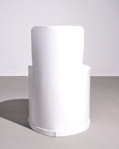 1960 Bernard Holdaway Satz von sechs Tomotom-Stühlen in Weiß