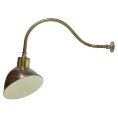 Lampada da parete in ottone del 1960 in stile Azucena, di design italiano