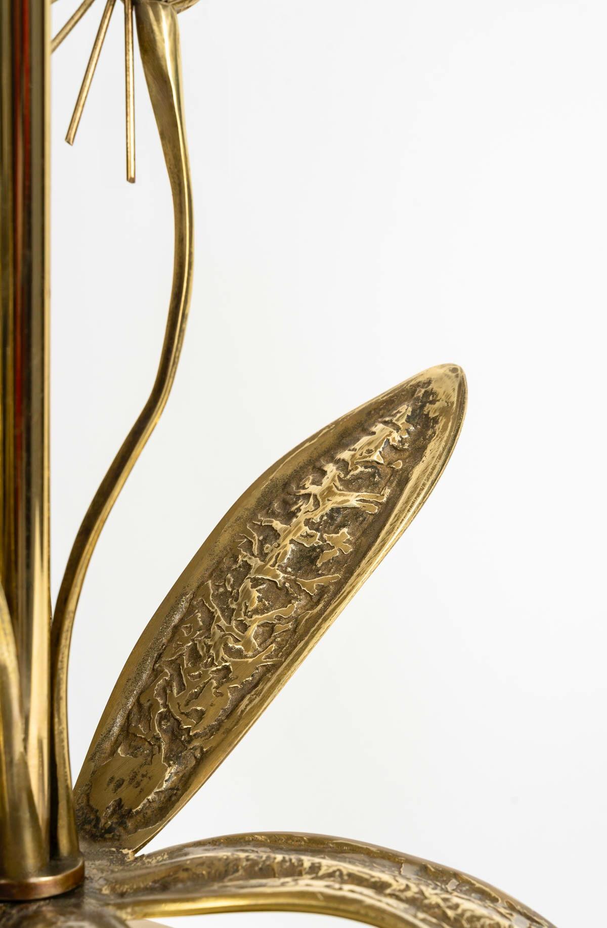 Metà XX secolo 1960 Lampada in bronzo 