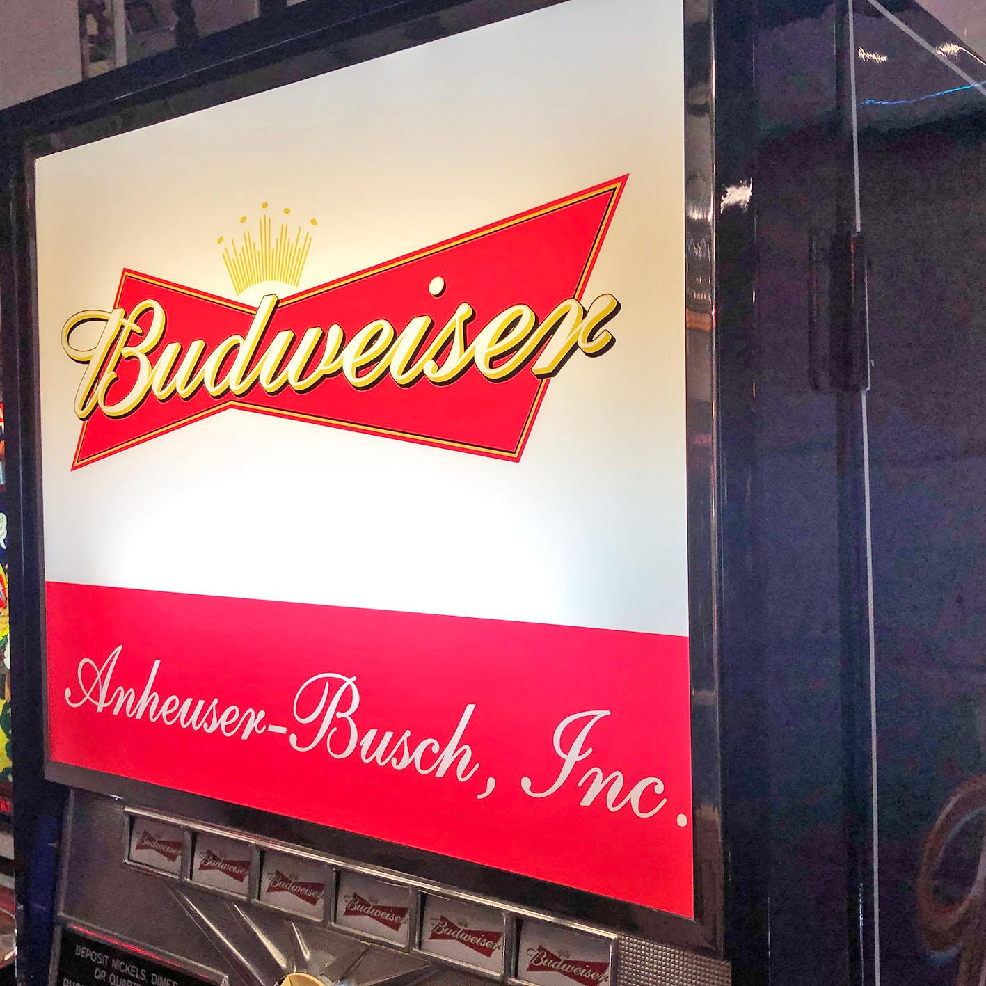 Mid-20th Century 1960 Budweiser Vending Machine For Sale