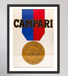 1960 Campari Centenario Original Vintage Poster