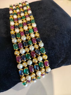1960 Chantecler Capri – GIA-zertifiziertes Armband mit einem Rubin von 19,2 Karat und Saphiren von 19 Karat