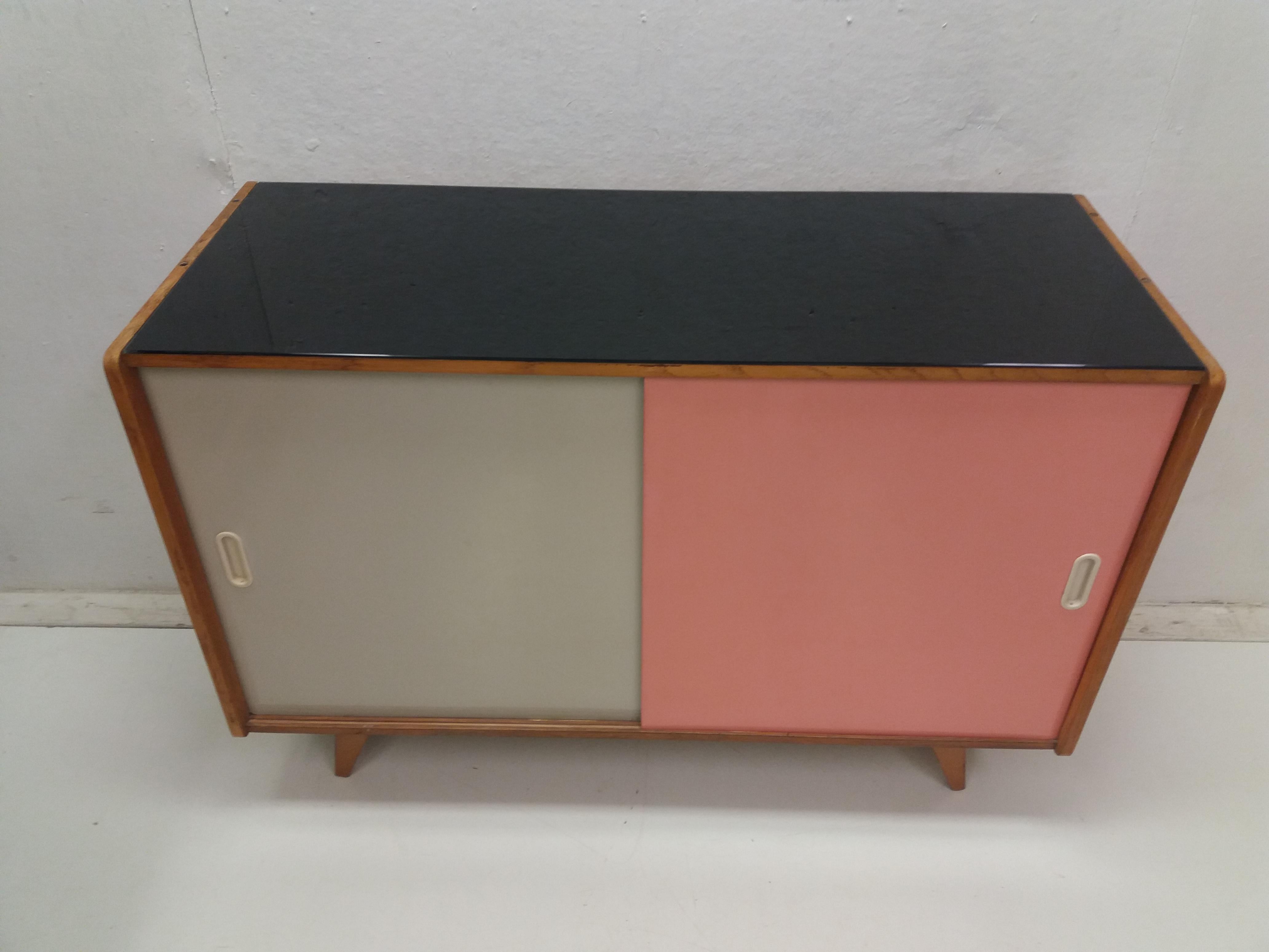 Mid-Century Modern 1960 Chest of Drawers by Jiroutek, Czechoslovakia For Sale