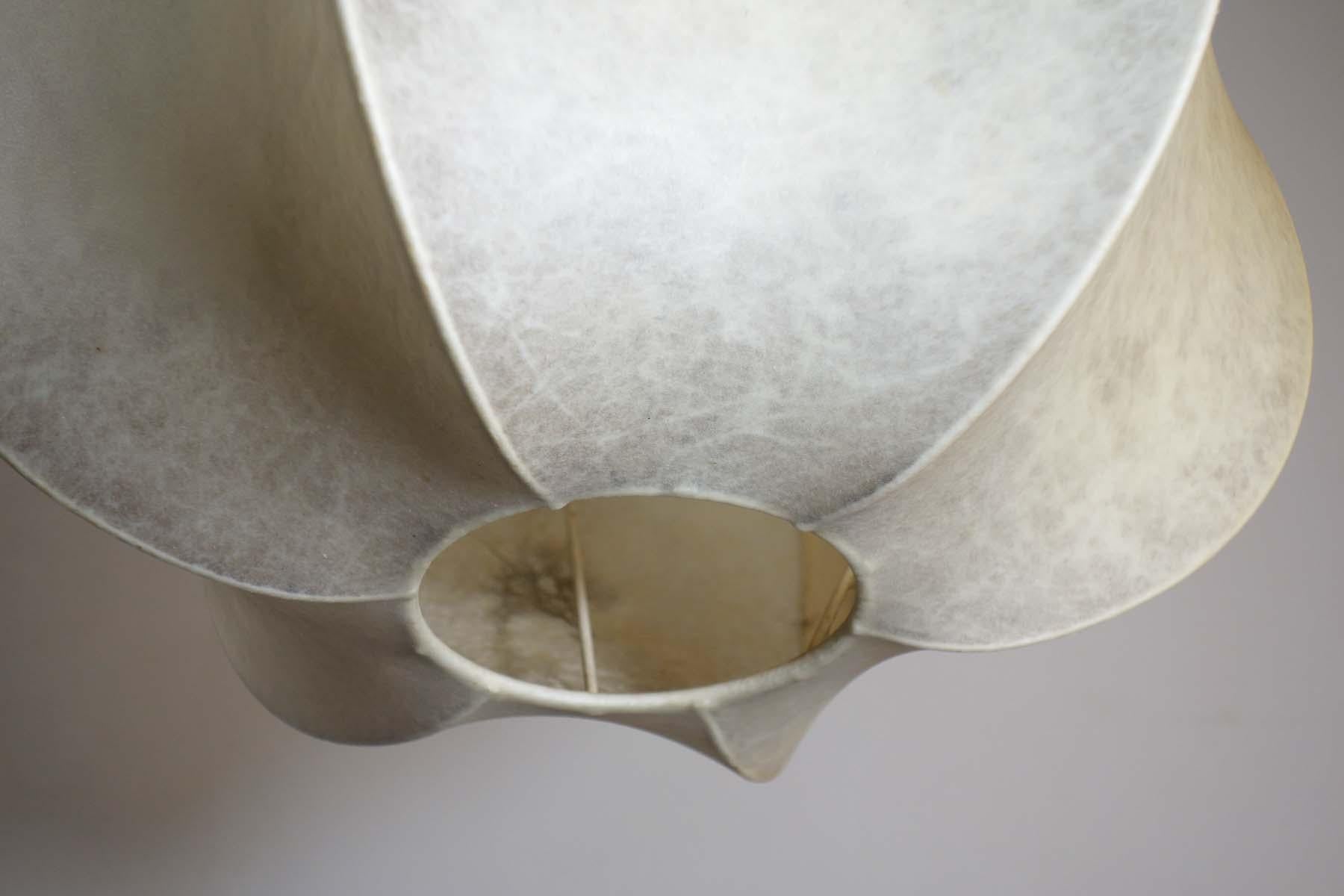 1960 Cocoon Italian Space Age Design Chandelier Ceiling Lamp in vendita 6