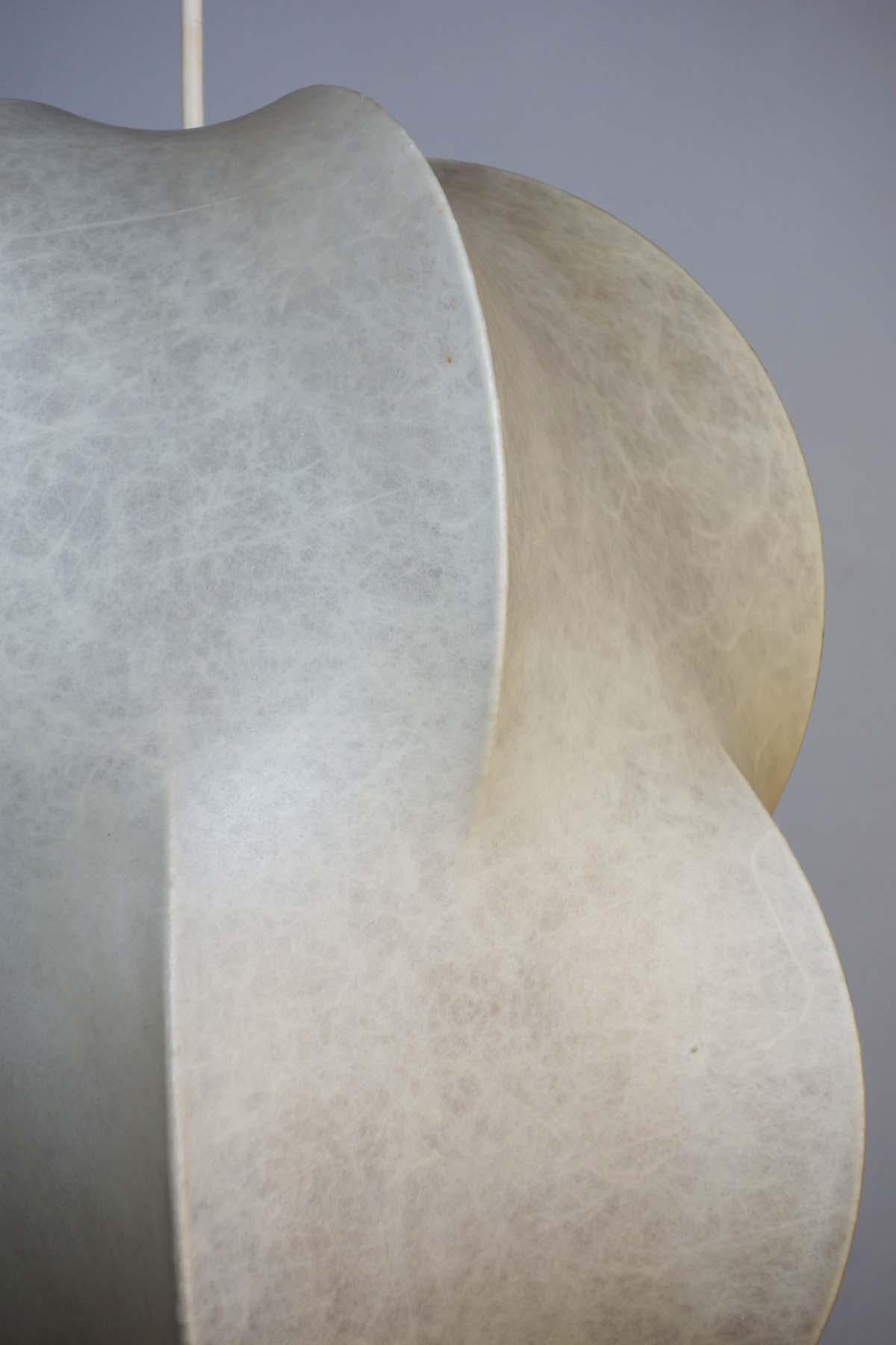 1960 Cocoon Italian Space Age Design Chandelier Ceiling Lamp in vendita 2