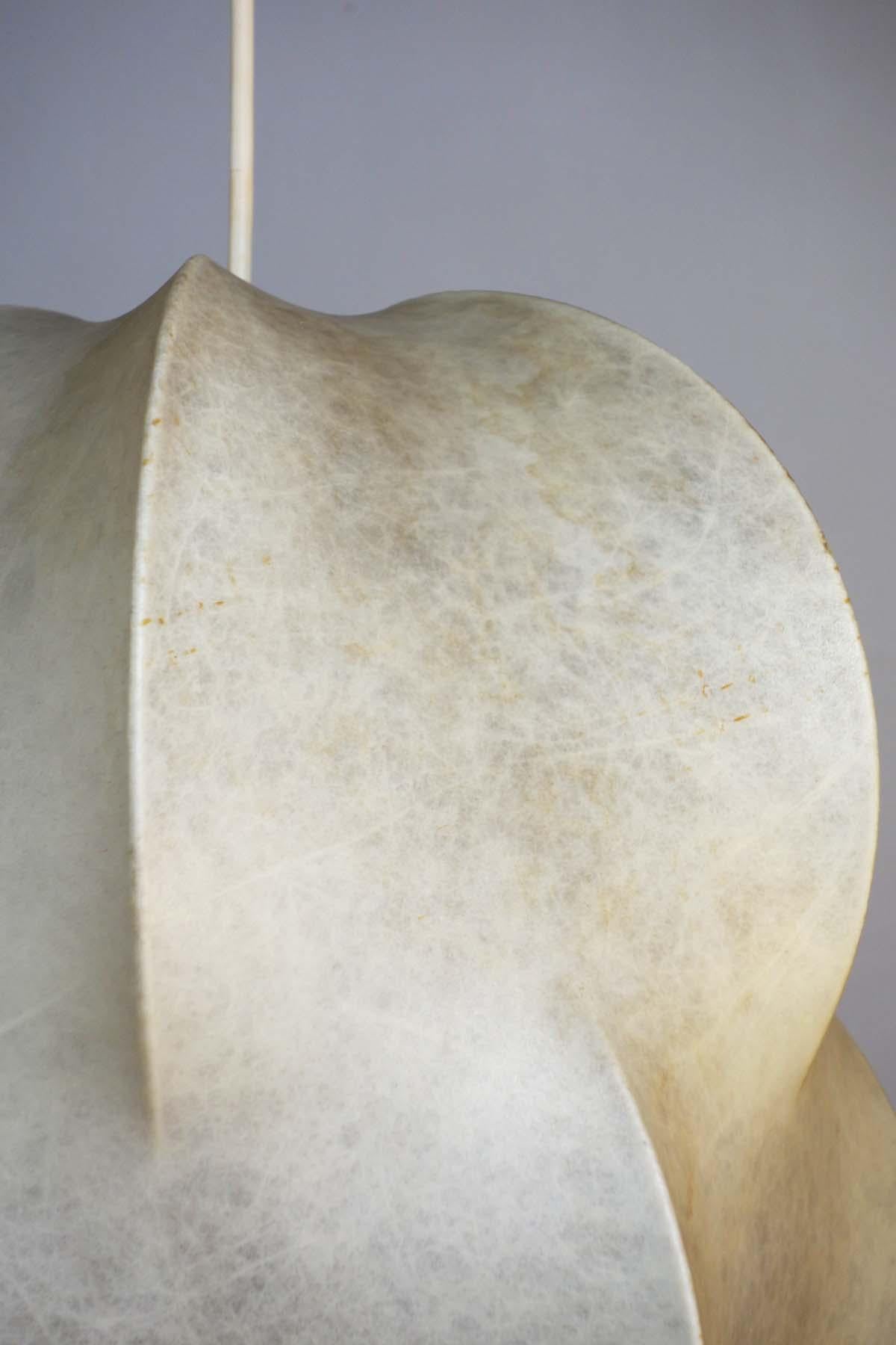 1960 Cocoon Italian Space Age Design Chandelier Ceiling Lamp in vendita 3