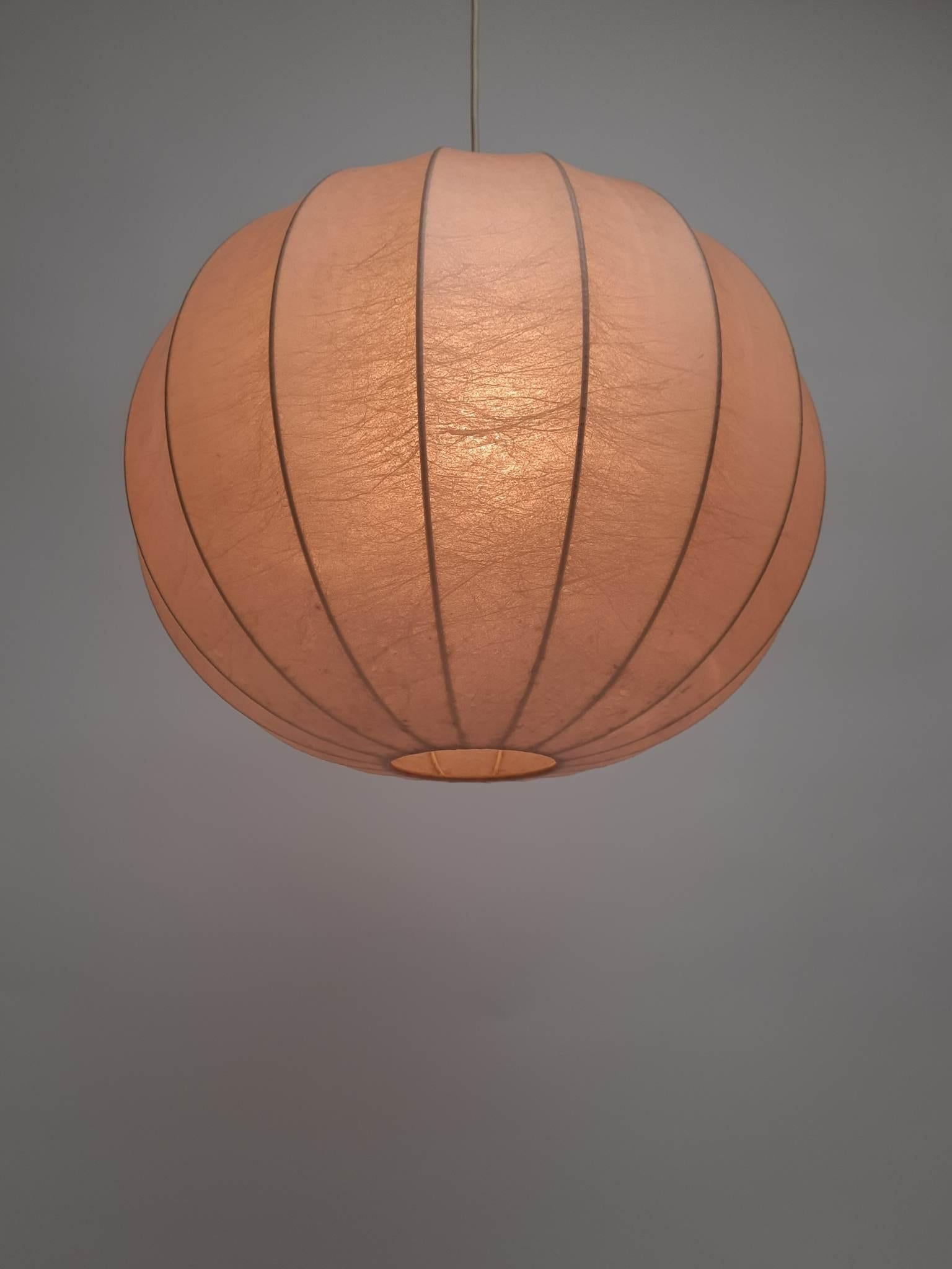 Italian 1960 Cocoon Pendant Lamp