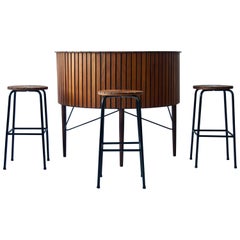 1960 Danish Bar and Stools