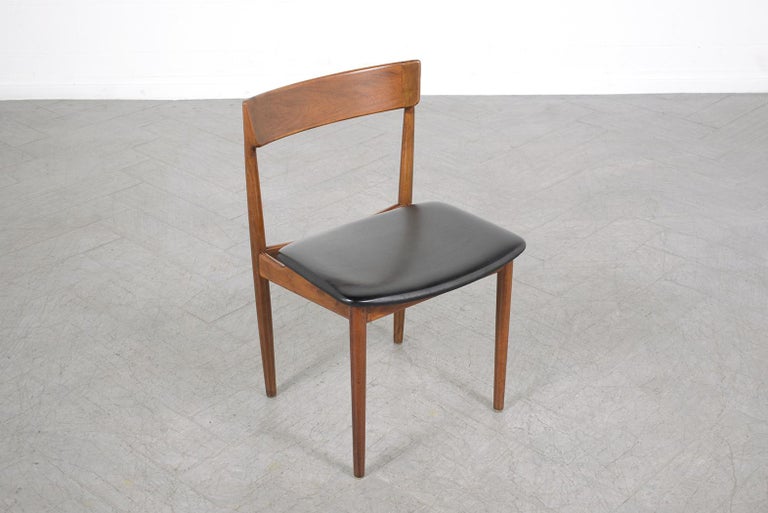 1960 Danish MidCentury Modern Leather Chair For Sale at 1stDibs