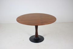 1960 Danish Teak Round Dinning Table