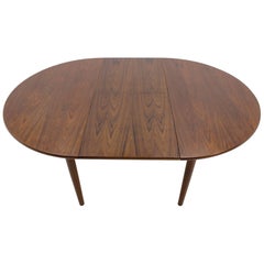1960 Danish Teak Round Extendable Table 1960 Danish Teak Round Extendable Table