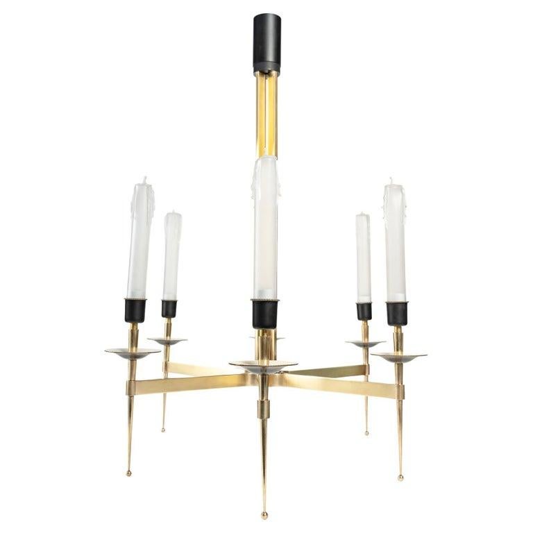 1960 Elegante lampadario della Casa di Arlus in vendita 1
