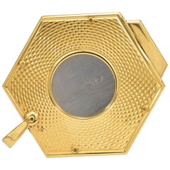 Vintage 1960 Eloi Gold Cigar Cutter Hexagon 'Tested 18-Karat'