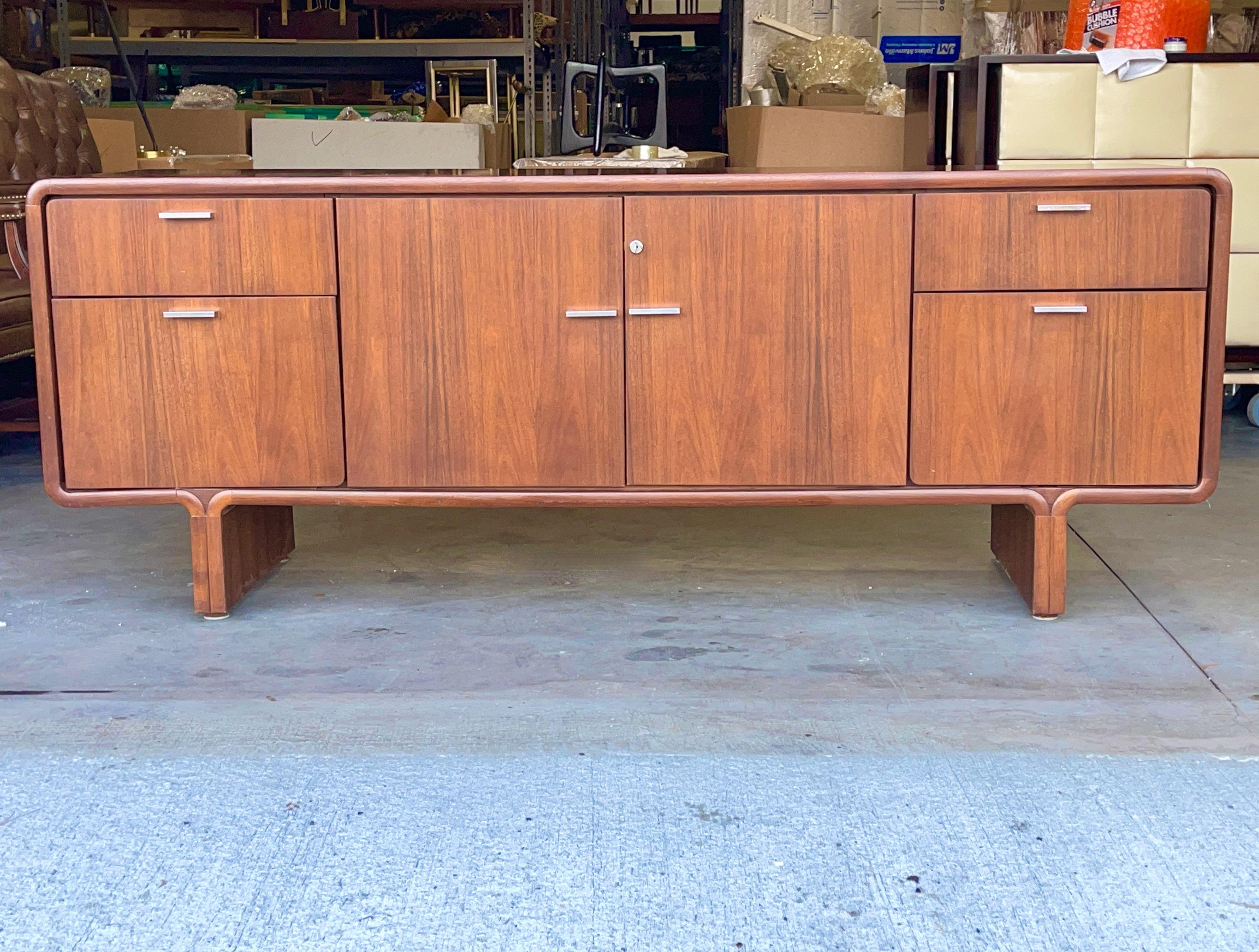 Space Age 1960’ File Credenza by Elite Interiors of Canada Ltd. For Sale