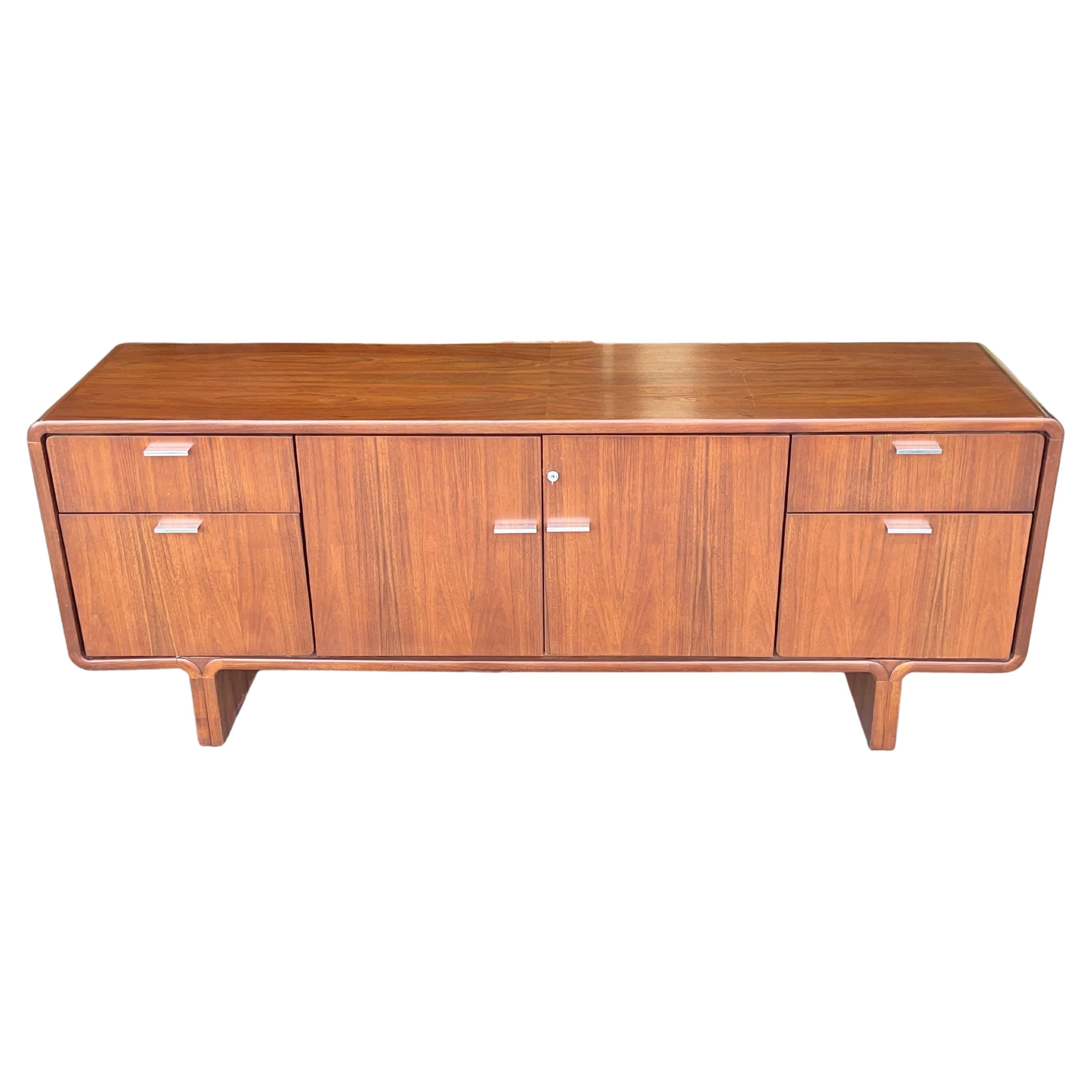 1960’ File Credenza by Elite Interiors of Canada Ltd. For Sale