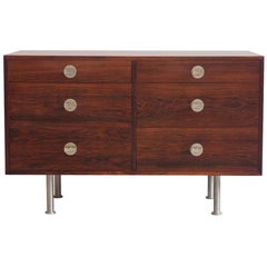 Finn Juhl Hardwood Commode with Six Drawers Manufactured by Cado