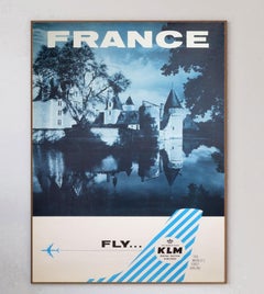 1960 France - Fly KLM Original Vintage Poster