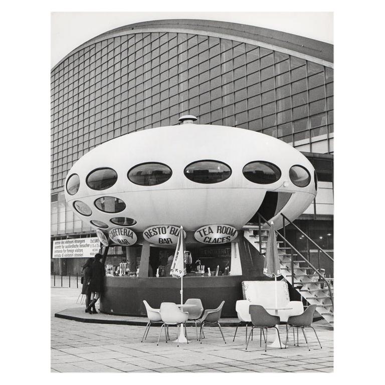 1960, Futuro House, La Défense, Paris, Jean Ribière