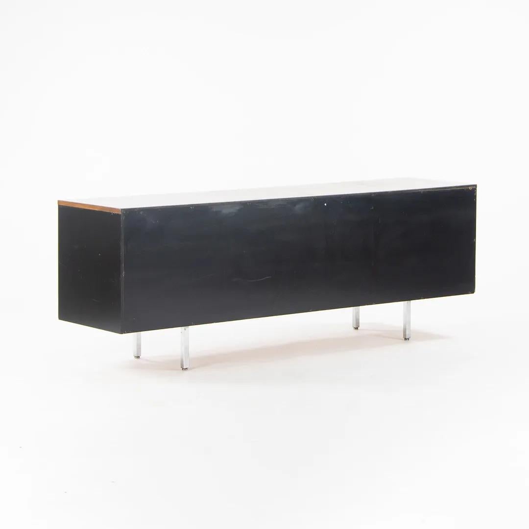 Modern 1960 George Nelson 8000 Series EOG Credenza for Herman Miller with Walnut Top For Sale