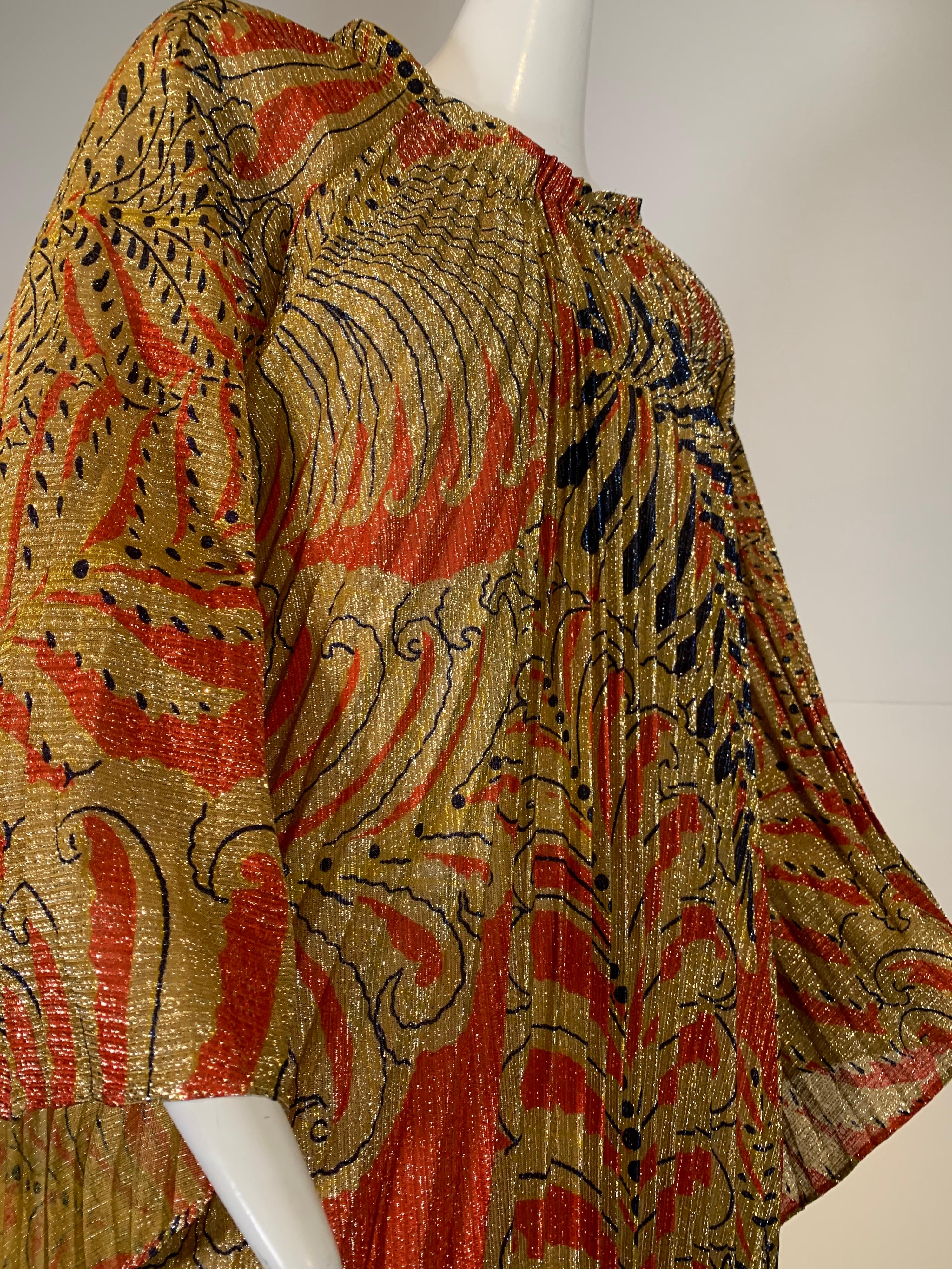 pleated caftan