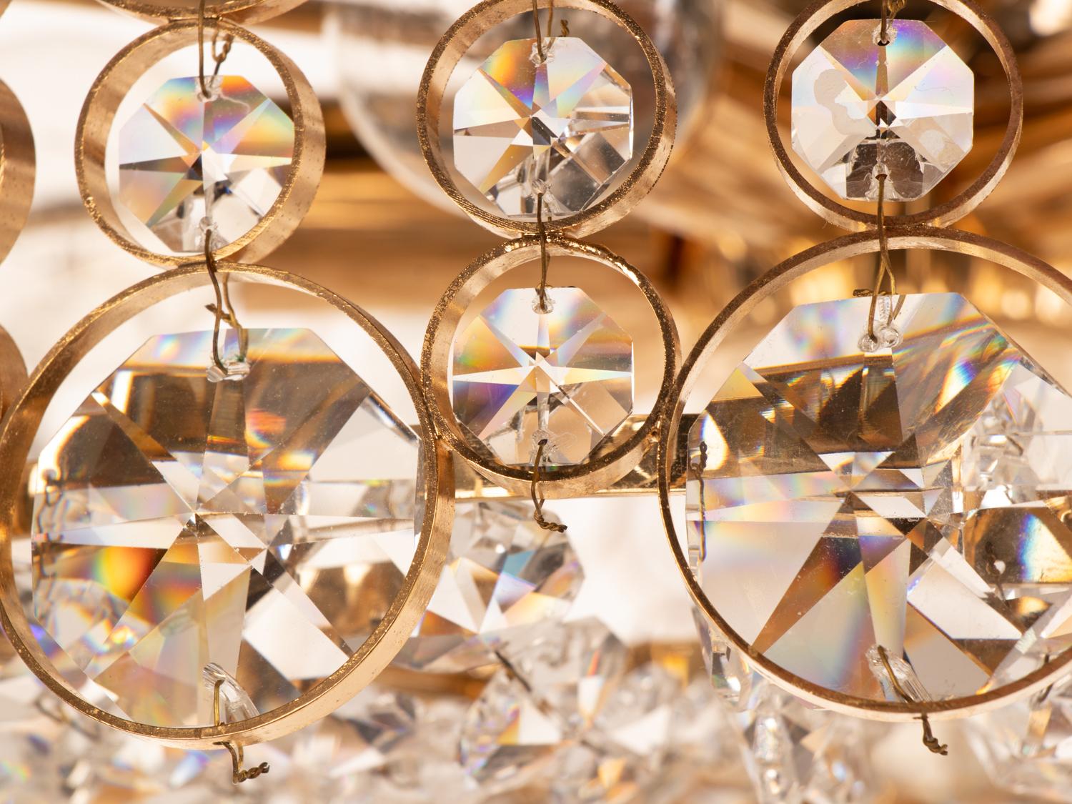 gold bubble chandelier