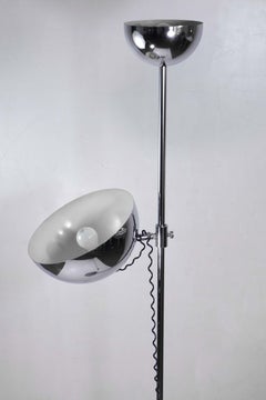 1960 Goffredo Reggiani Space Age Italian Design Chrome Floor Lamp