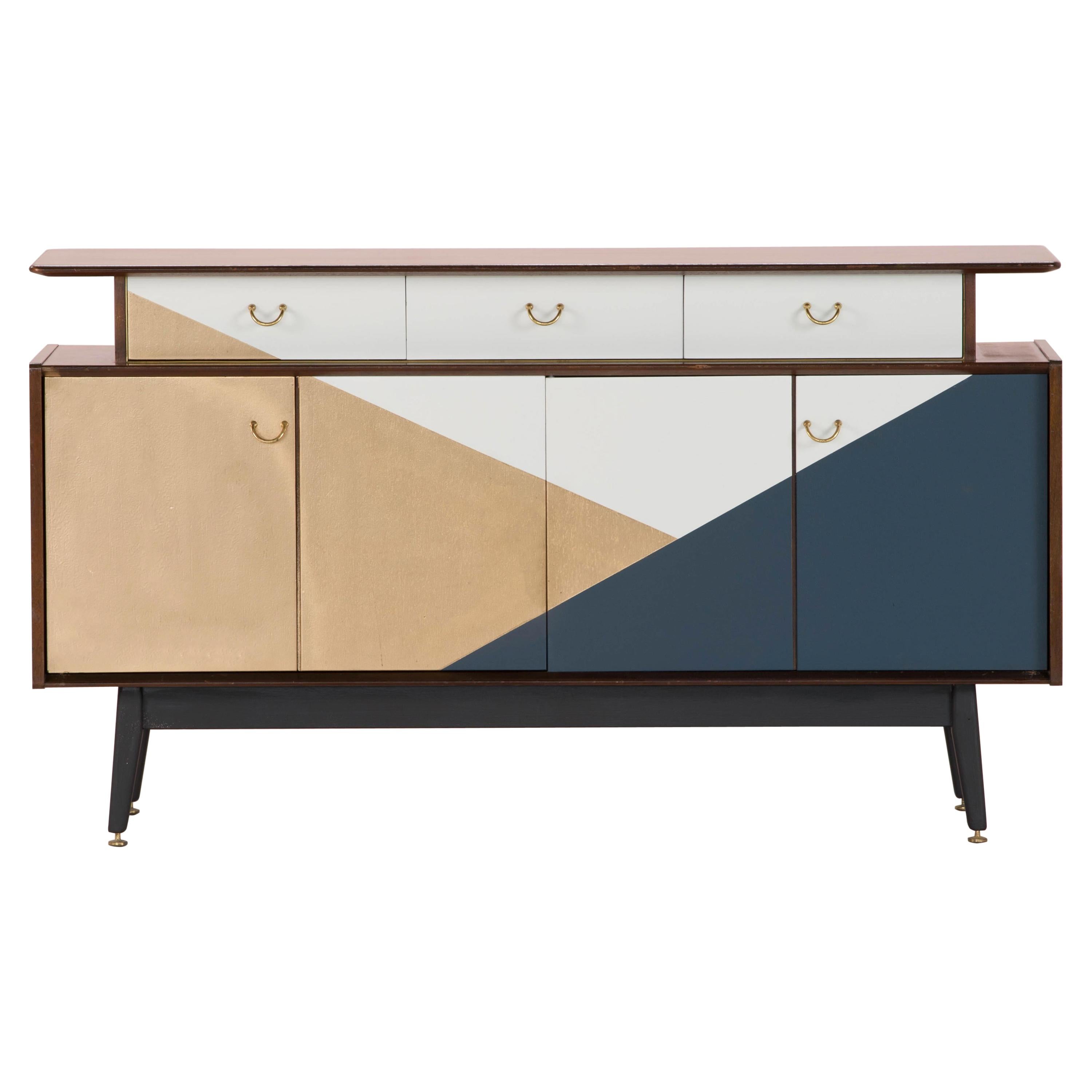 1960 Golden Graphic Sideboard