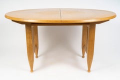 1960 Guillerme and Chambron, extendable oak table, Votre Maison edition