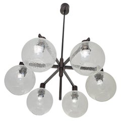 1960 Hans-Agne Jakobsson Chandelier in Antique Brass model 348/6