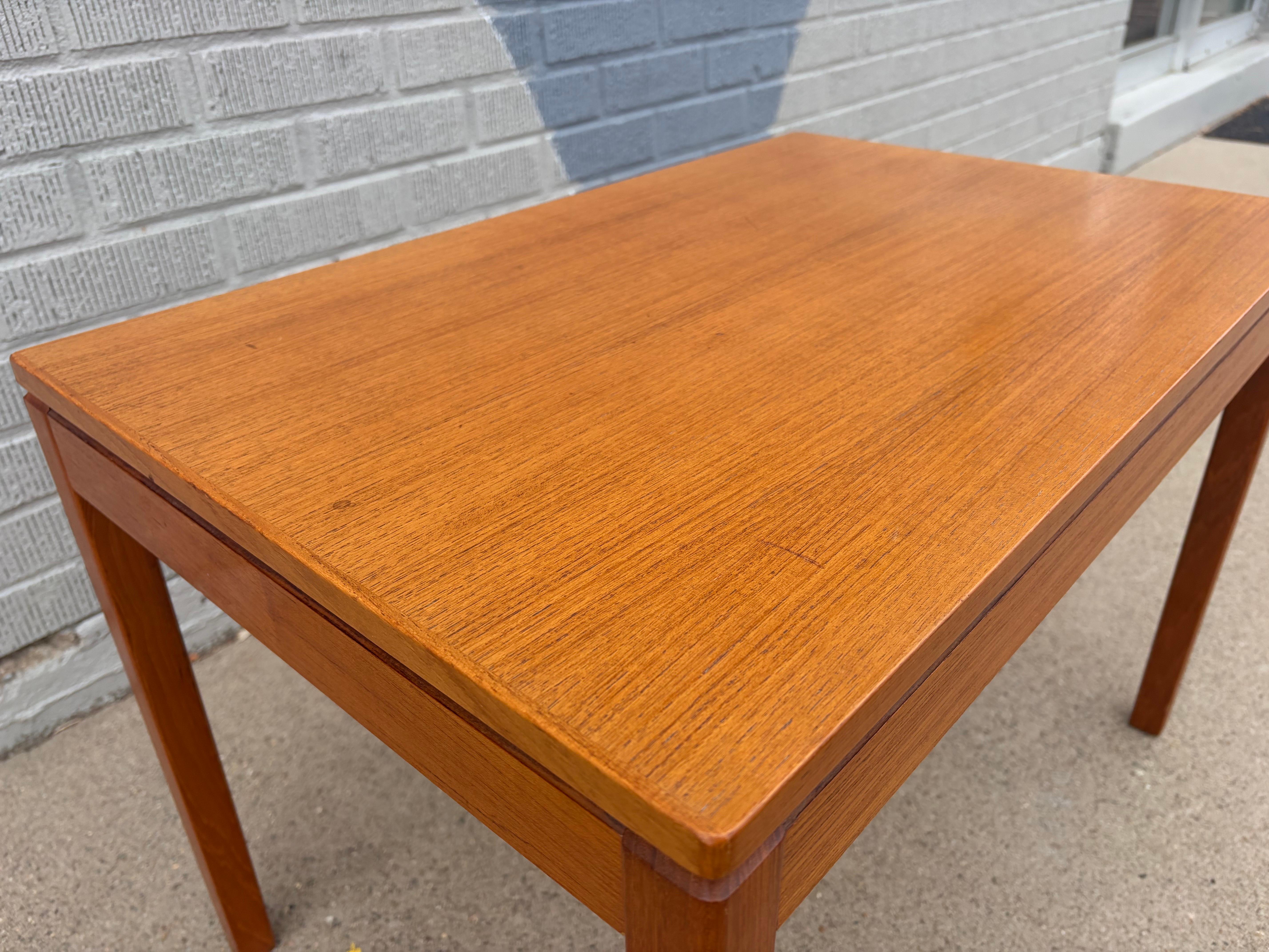 1960 Heggen Norwegian Teak Side Table For Sale 5