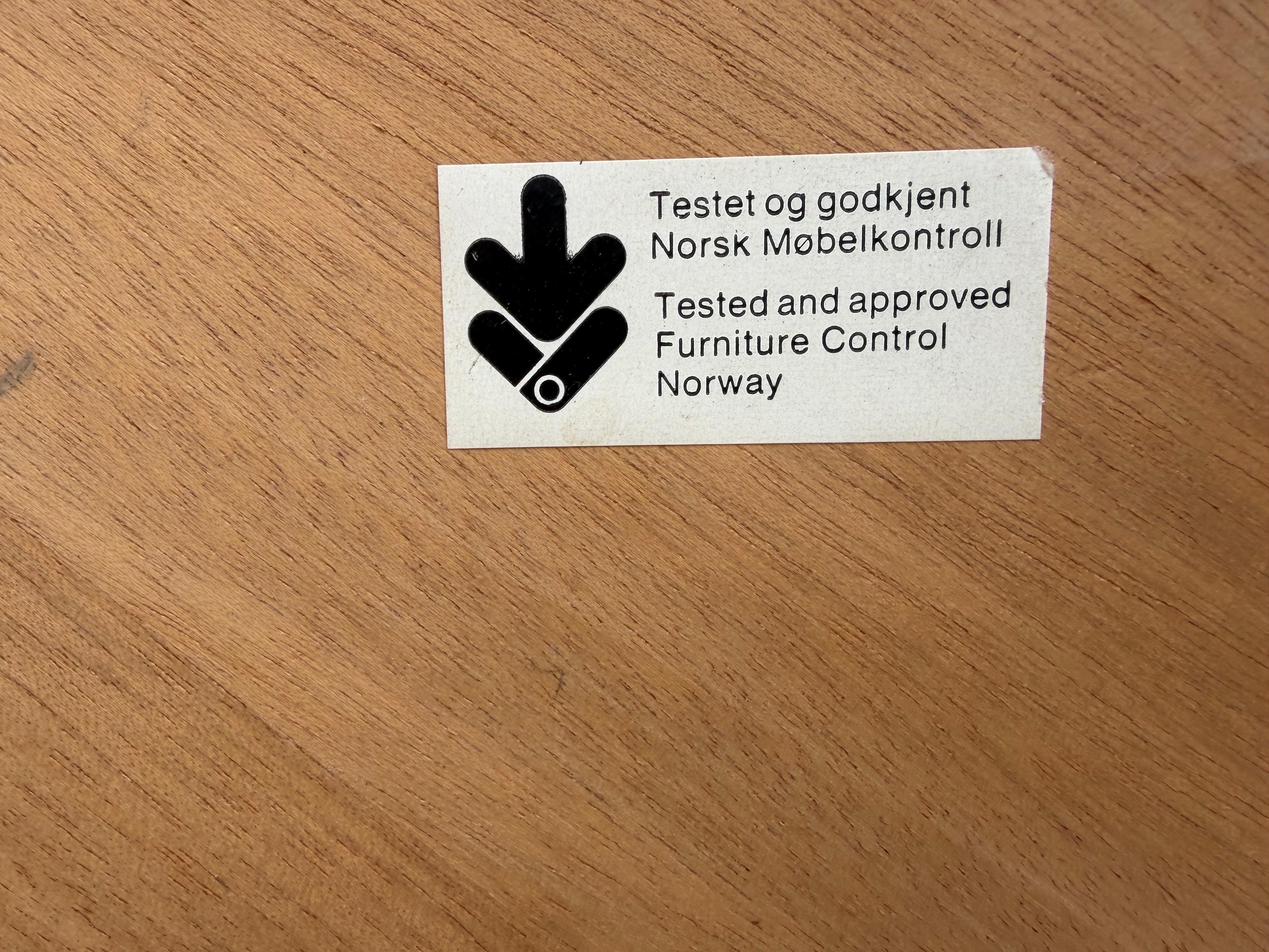 1960 Heggen Norwegian Teak Side Table For Sale 3