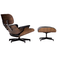 1960 Herman Miller Eames Rosewood 670/671 Lounge Chair and Ottoman, Number 305