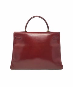 1960 Hermès Kelly 35 Rouge H Vintage