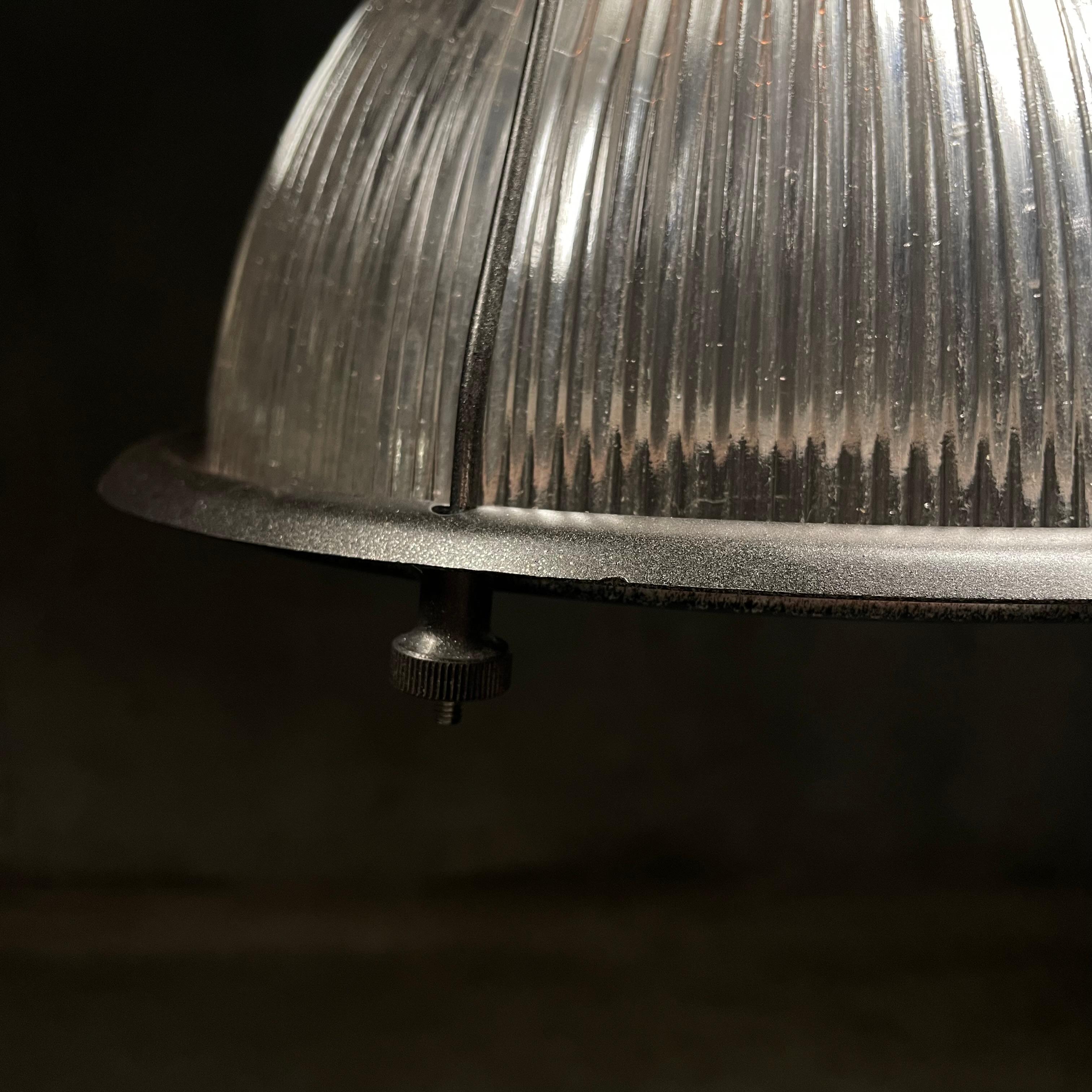 Canadian 1960 holophane industrial pendant lights