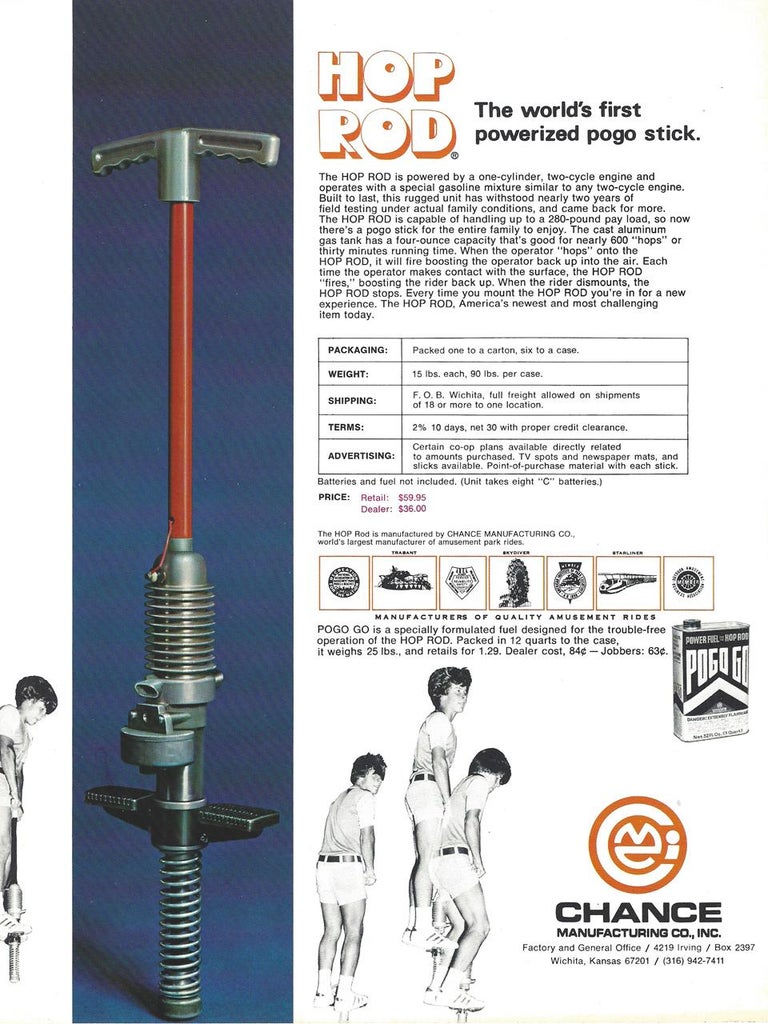 1960 Hop Rod .. Gasoline Powered Pogo Stick at 1stDibs hop rod for