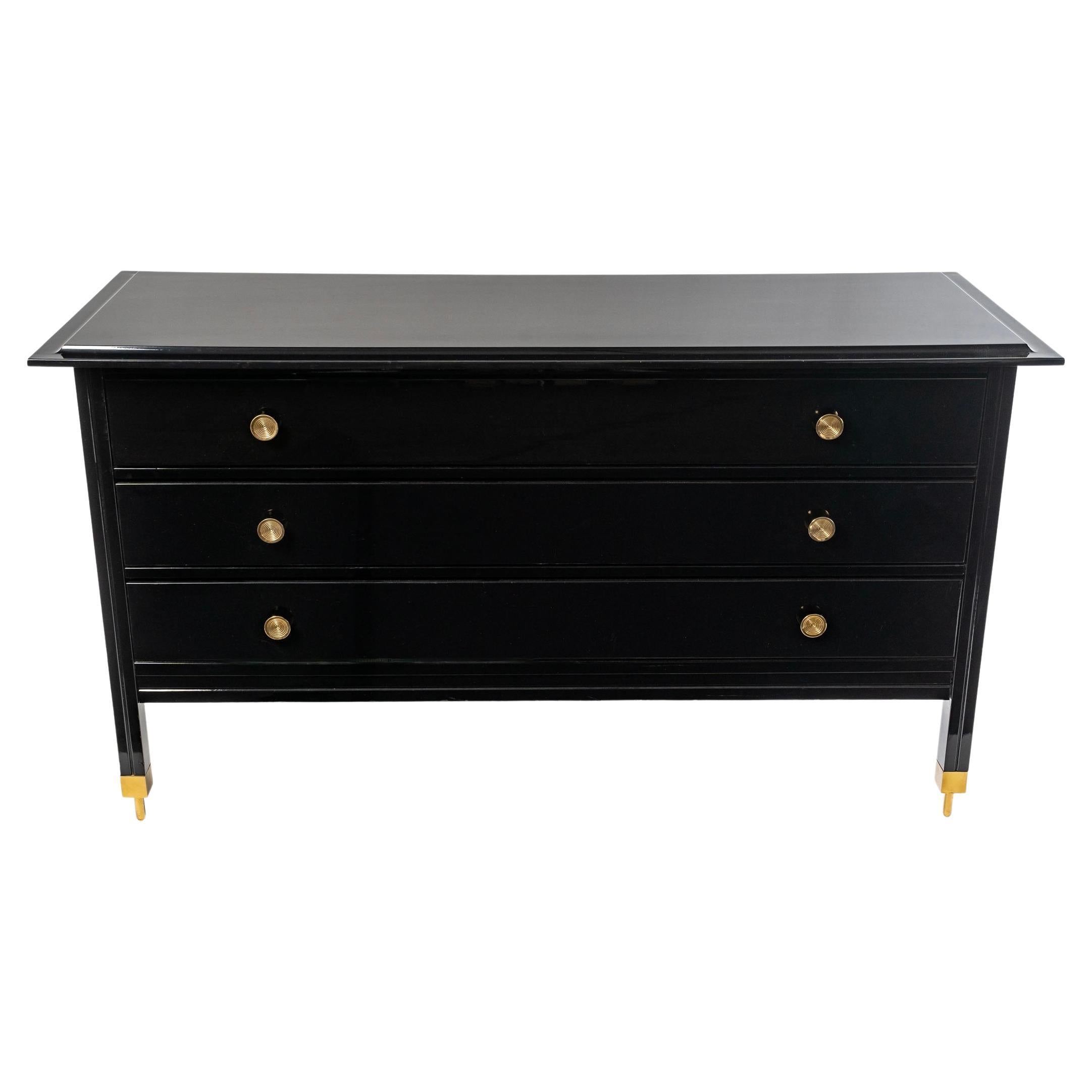 1960 Iconic Three Drawers Commode de Carlo di Carli Pour Sormani