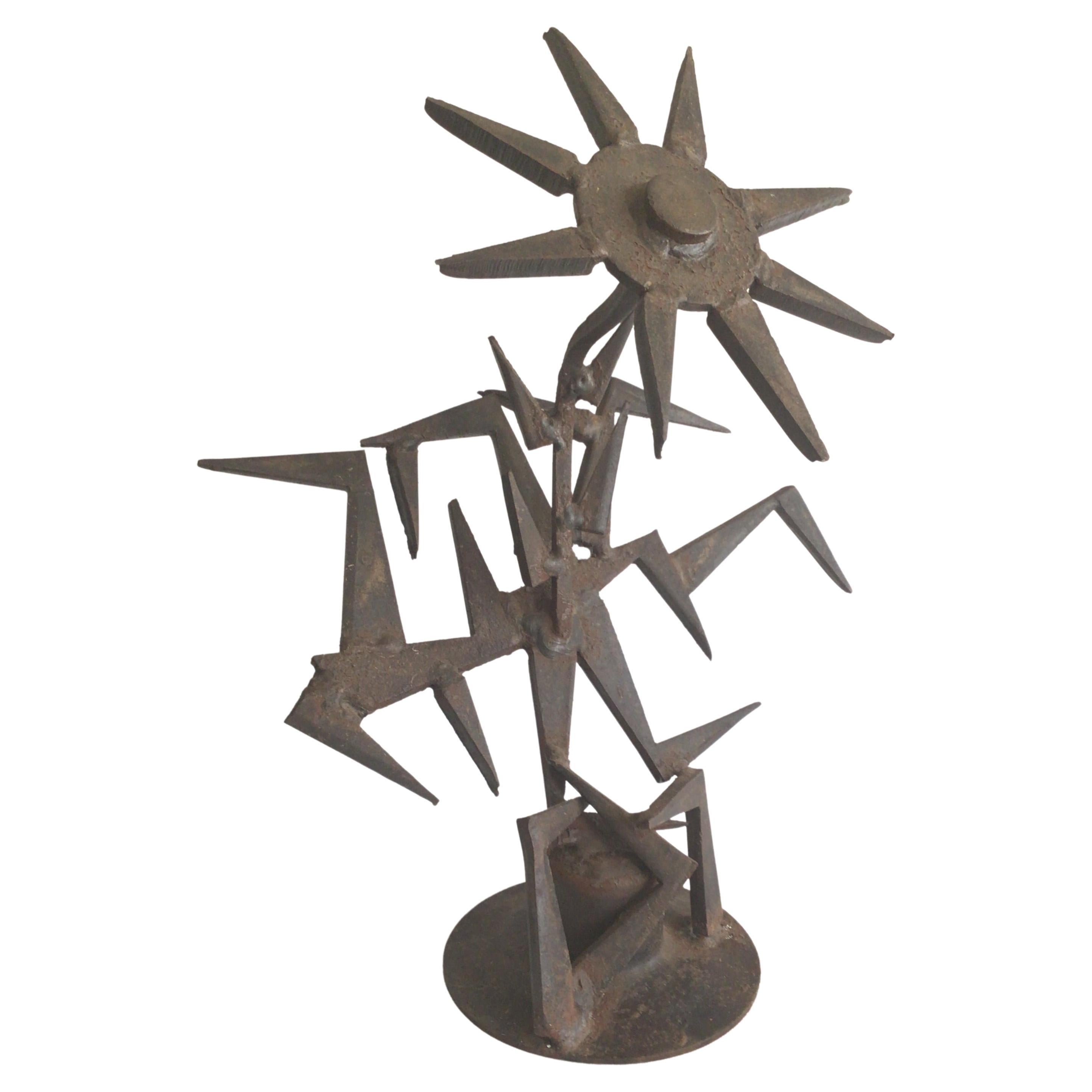 1960 Iron Industrial Sculpture