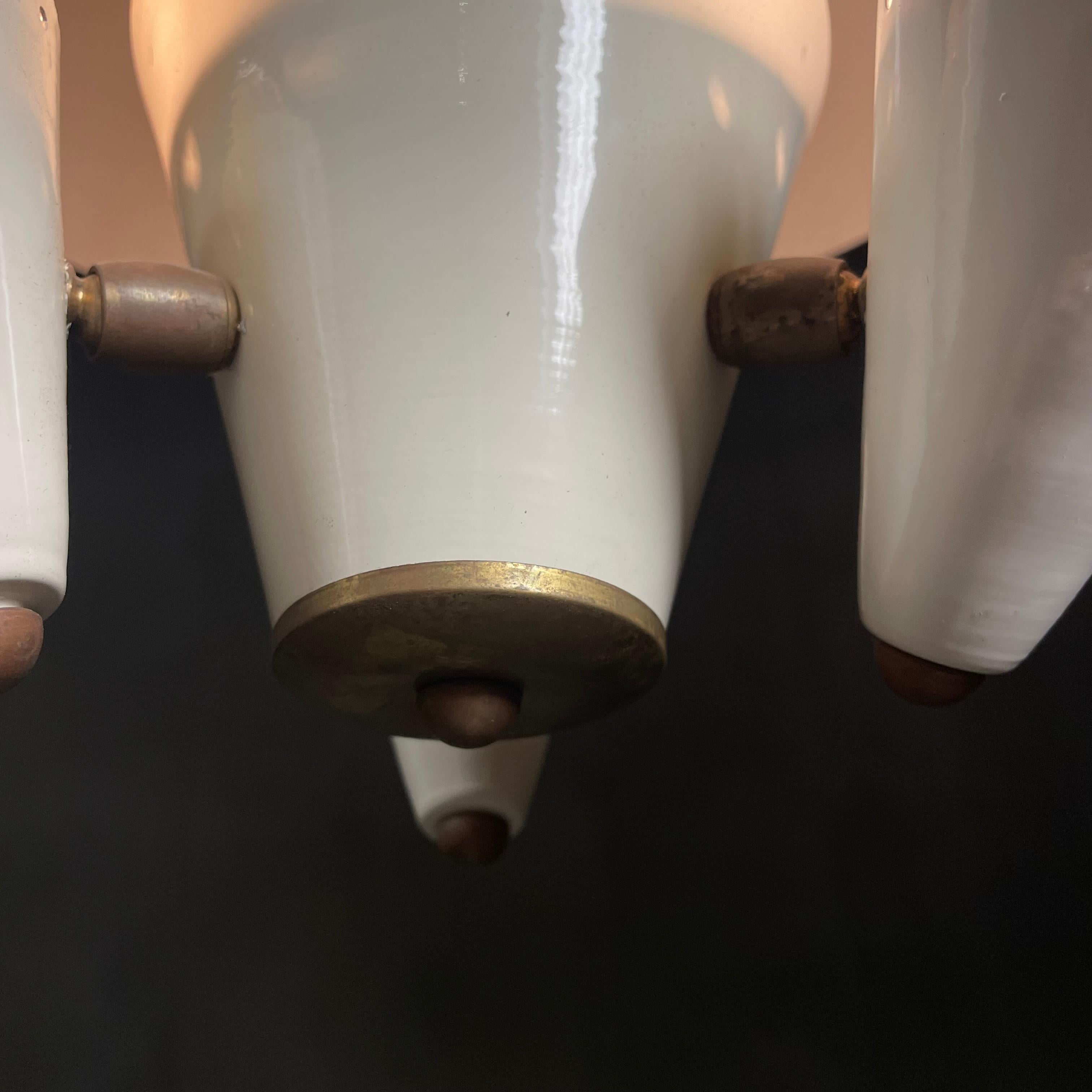 XX secolo 1960 Lampada a sospensione italiana di metà secolo moderno in vendita