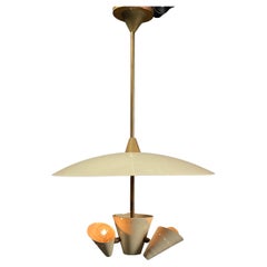 1960 Italian mid century modern pendant light