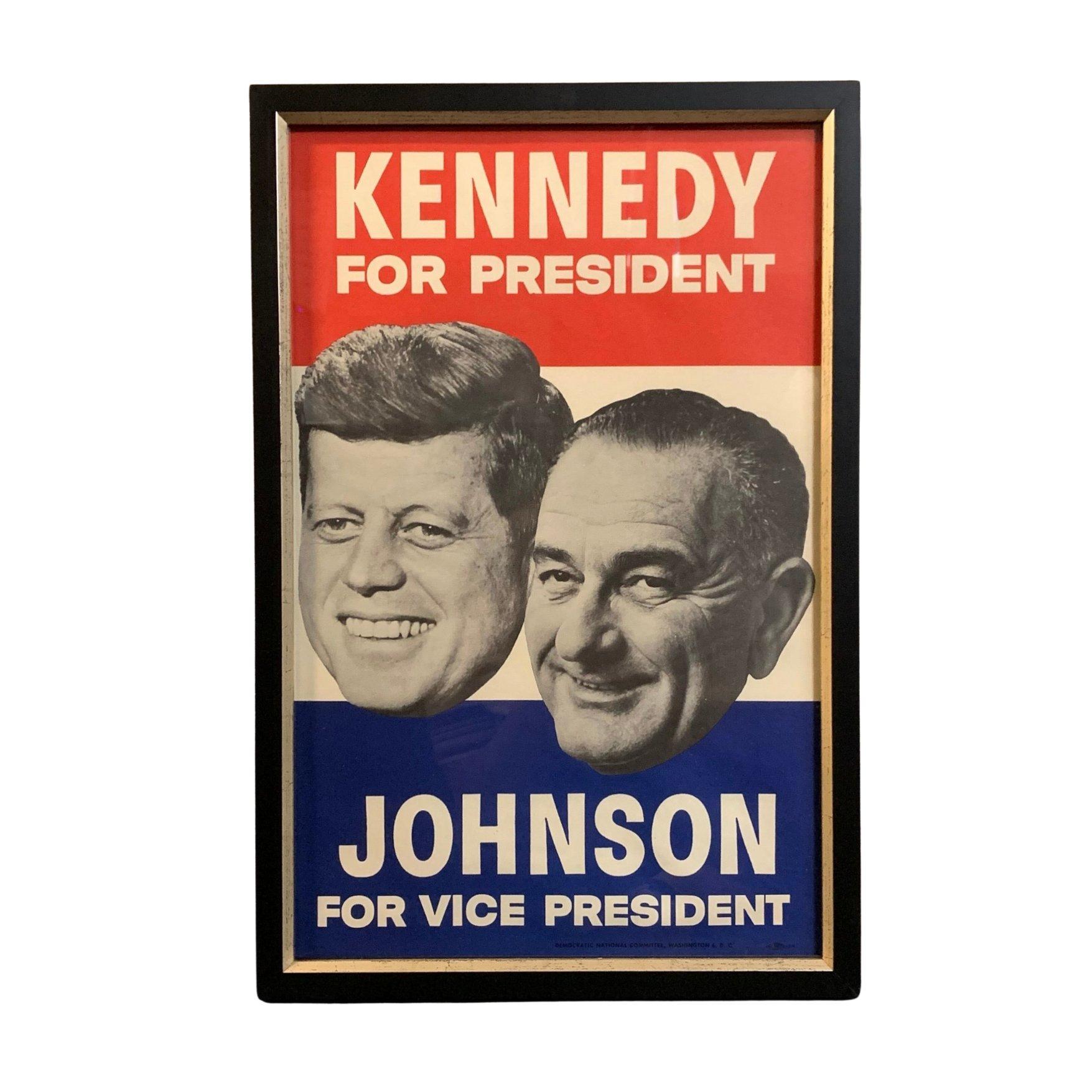 1960ennedy for President. Johnson pour la vice-présidence