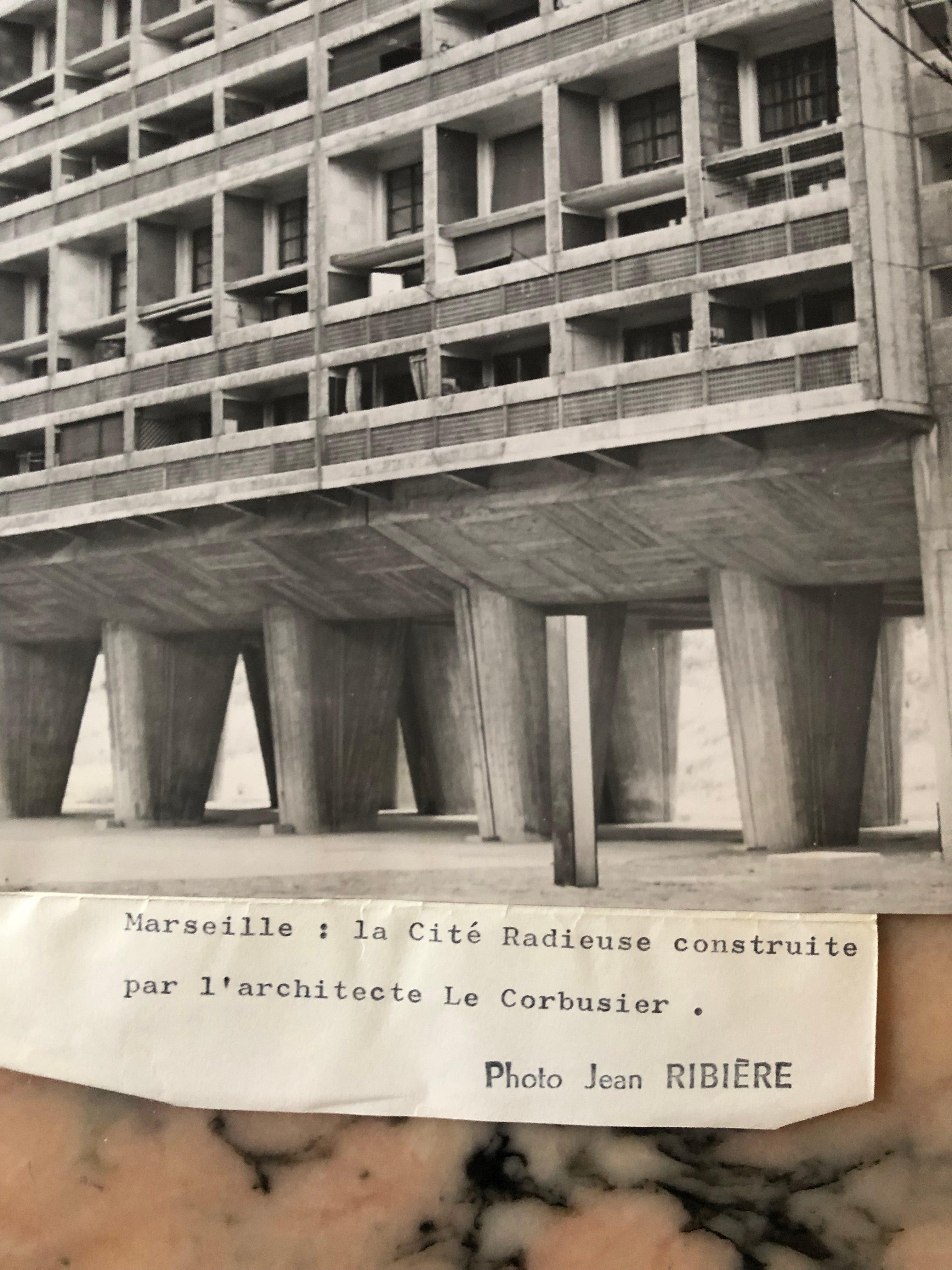 Mid-Century Modern 1960, La Cité Radieuse, Le Corbusier, Marseille, Jean Ribière